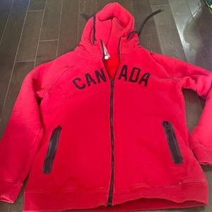 Hudson’s bay Team Canada zip up hoodie olympics size large